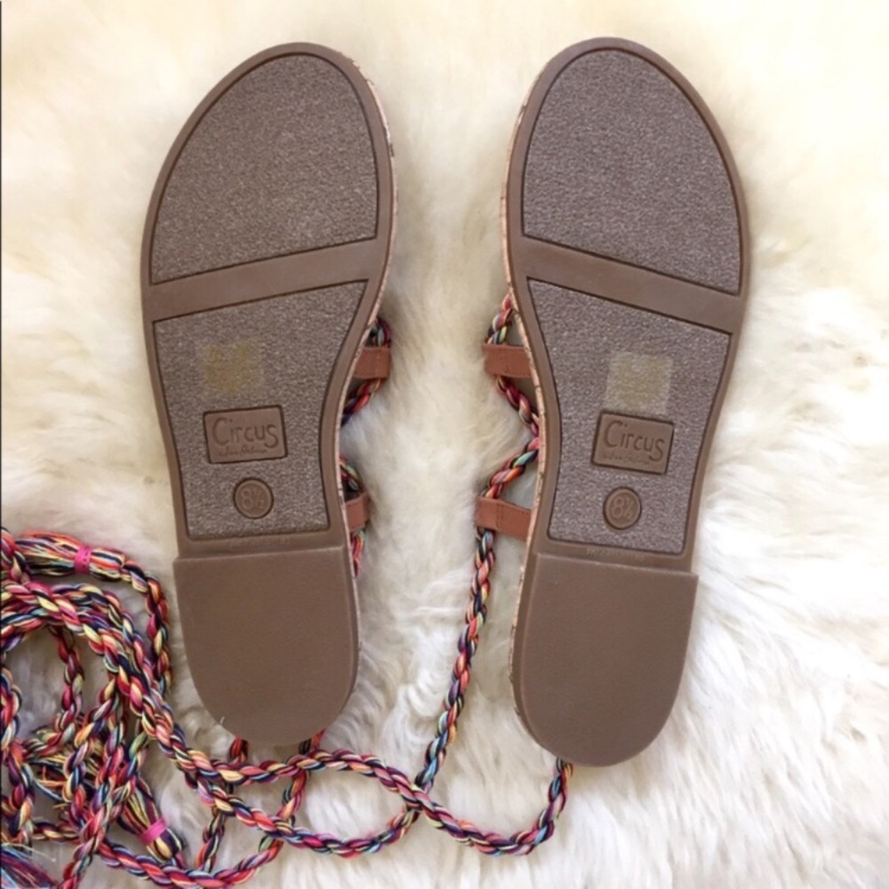 Circus By Sam Edelman Beth Ankle Lace Up Sandals - Picture 7 of 8